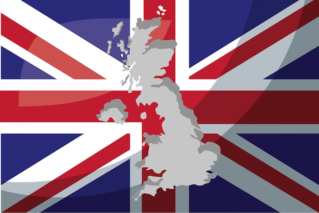 флаг страны Соединенного Королевства