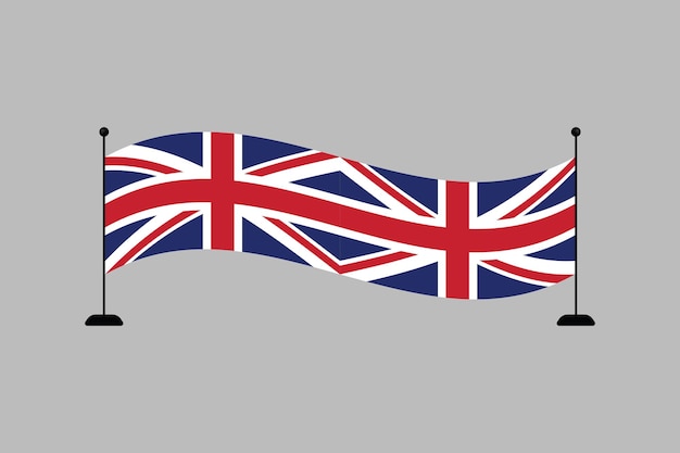 Vector united kingdom flag the british flag the uk flag united kingdom sign united kingdom british flag