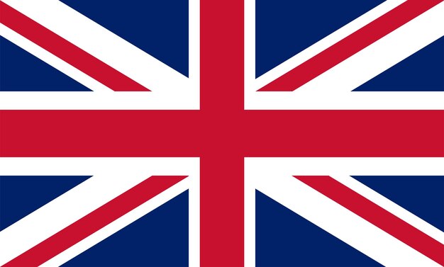 Vector united kingdom flag illustration