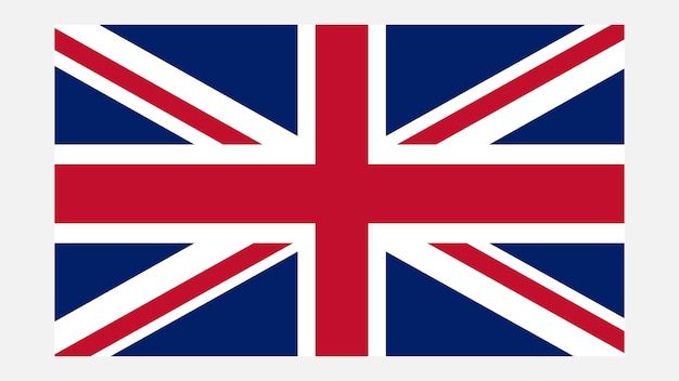 Vector united kingdom flag with original color