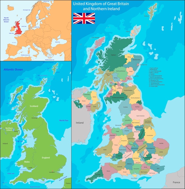 United kingdom map