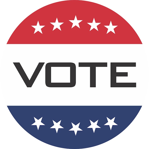 Vector united state election 2022 vote logo