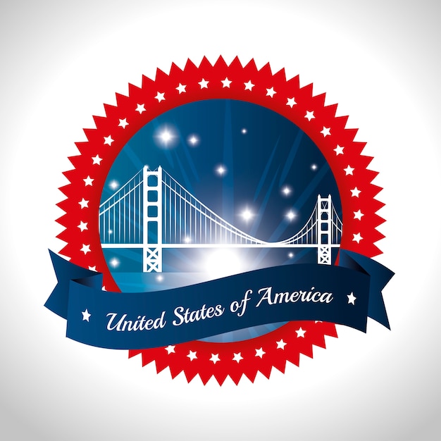 Vector united states of america design