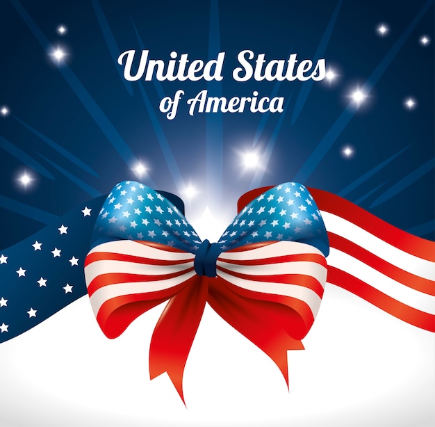 Vector united states of america design