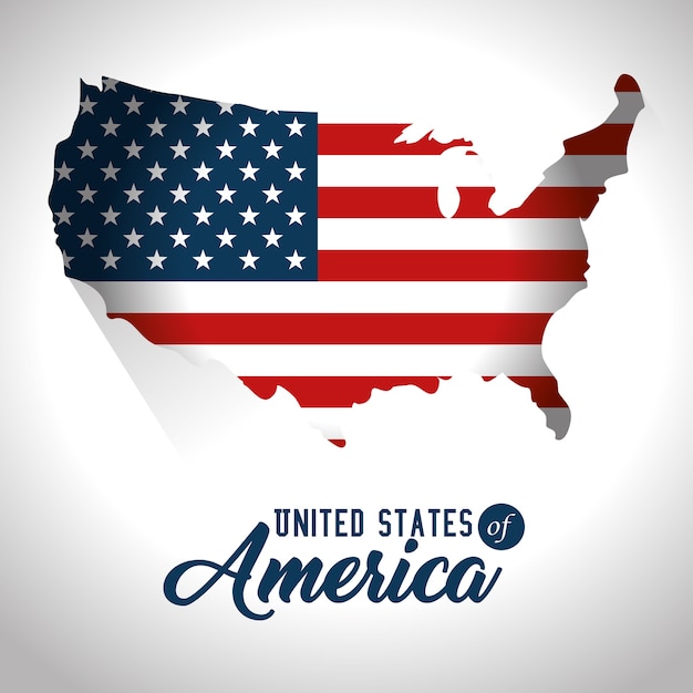 Vector united states of america design