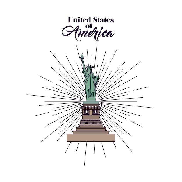 Vector united states of america design