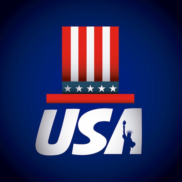 Vector united states of america emblem