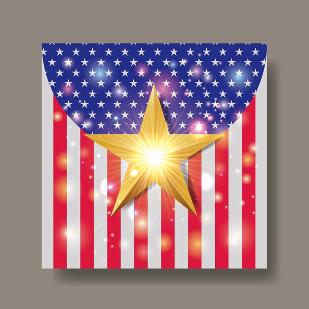 Vector united states of america emblem