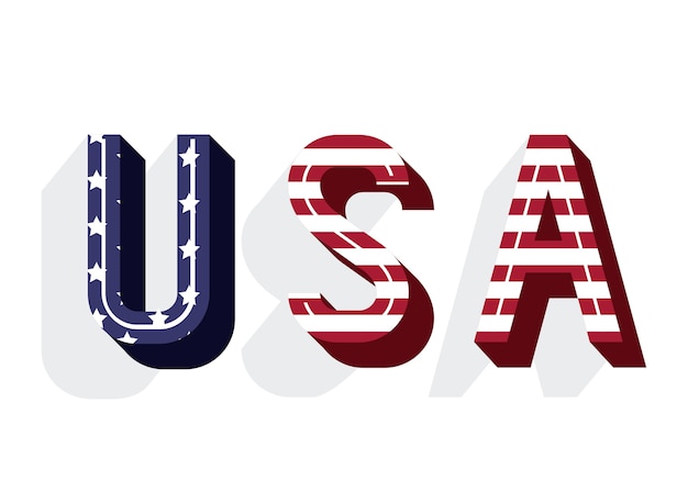 Vector united states of america icon vector isolated graphic