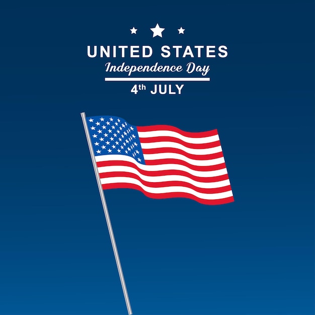 Vector united states of america independence day 4th july