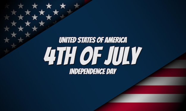 United States of America Independence Day Background Design