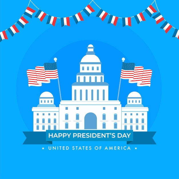 United states of america, president's day concept