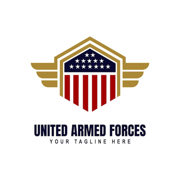 Vector united states armed forces vector logo