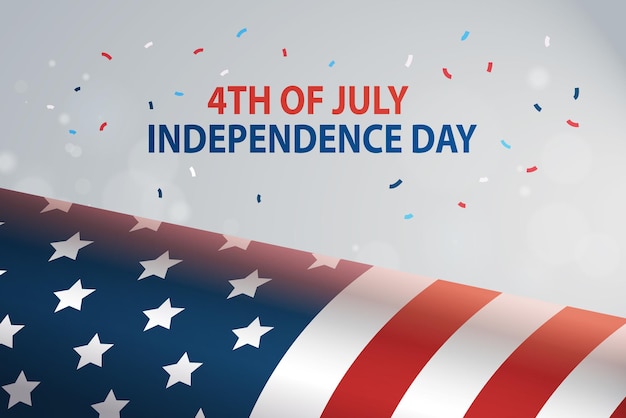 united states flag american independence day celebration, 4th of july card
