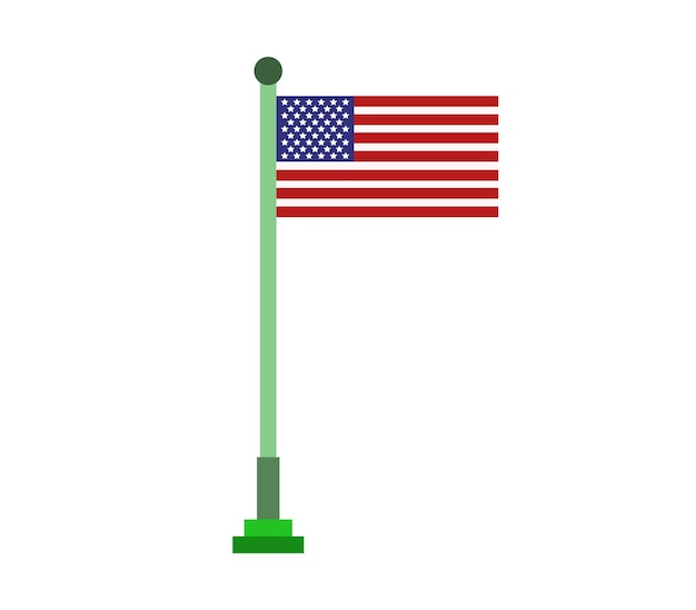 Vector united states flag