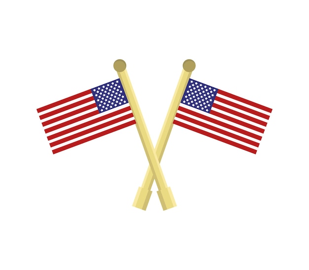 Vector united states flag