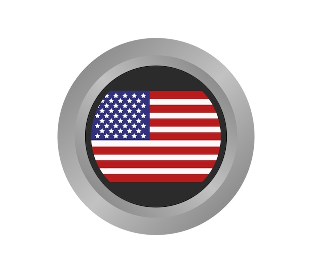 Vector united states flag