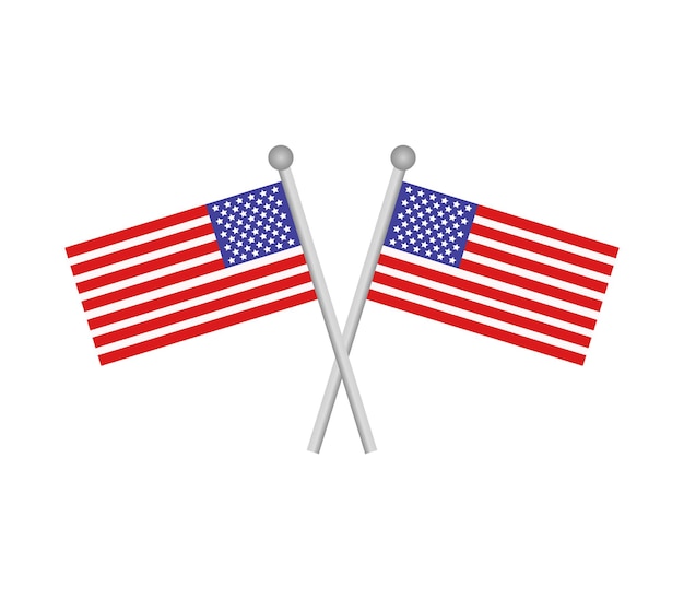 Vector united states flag