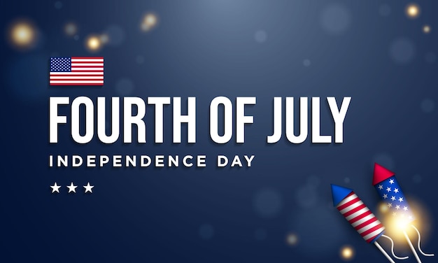 United States Independence Day Background Design