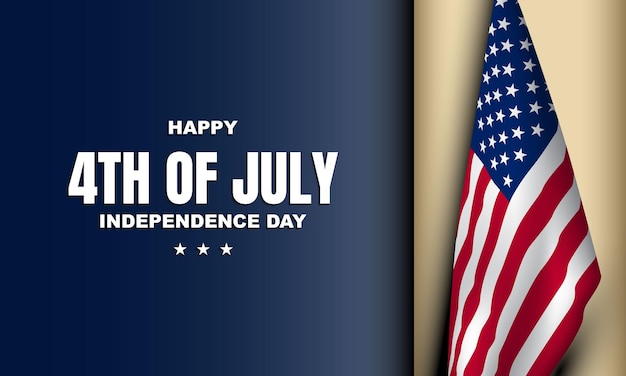 Vector united states independence day background design