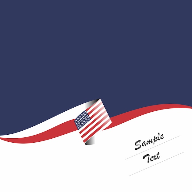 Вектор Векторный дизайн флага соединенных штатов америки
