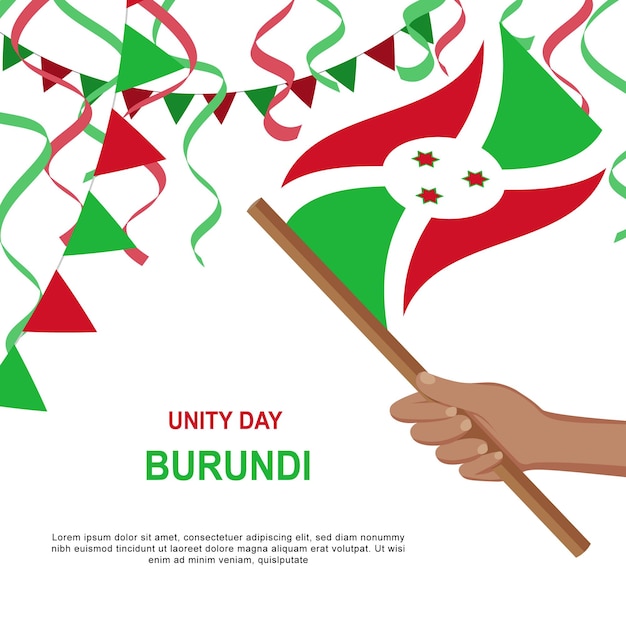 Unity Day Burundi background