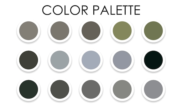 Universal color palette for design. Vector illustration