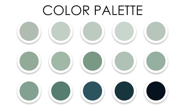 Universal color palette for design. Vector illustration