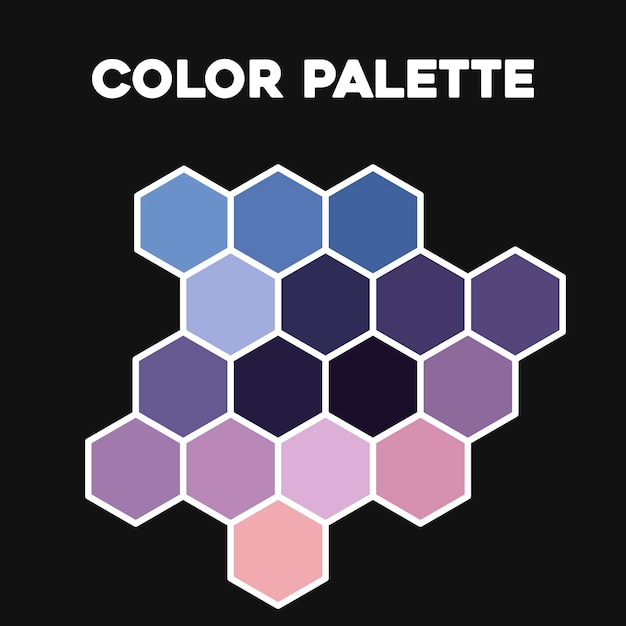 Universal color palette for design. Vector