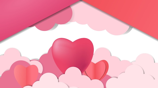 Vector universal love background