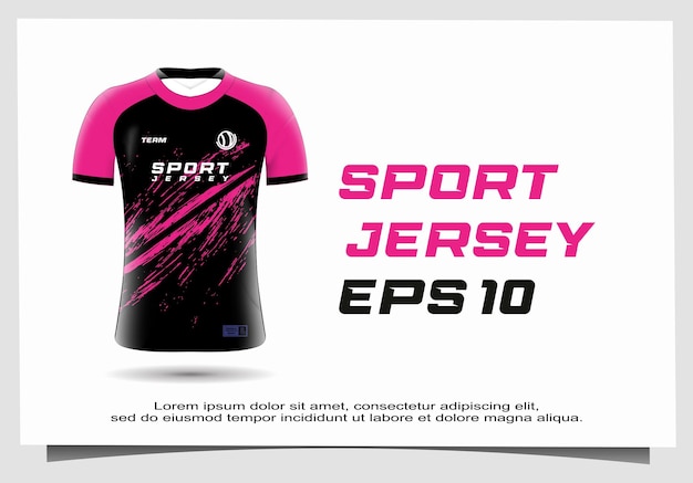 Jersey sportivo universale grunge jersey di calcio jersey di ciclismo jersey di calcio gioco di pallavolo vettore