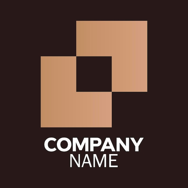 Универсальный шаблон для логотипа компании. Векторная иллюстрация