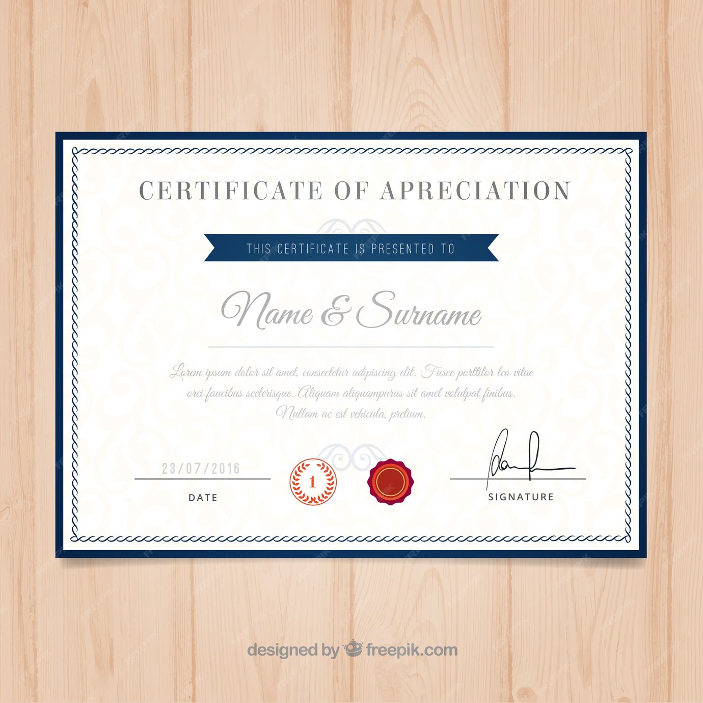 Premium Vector | University Certificate Template