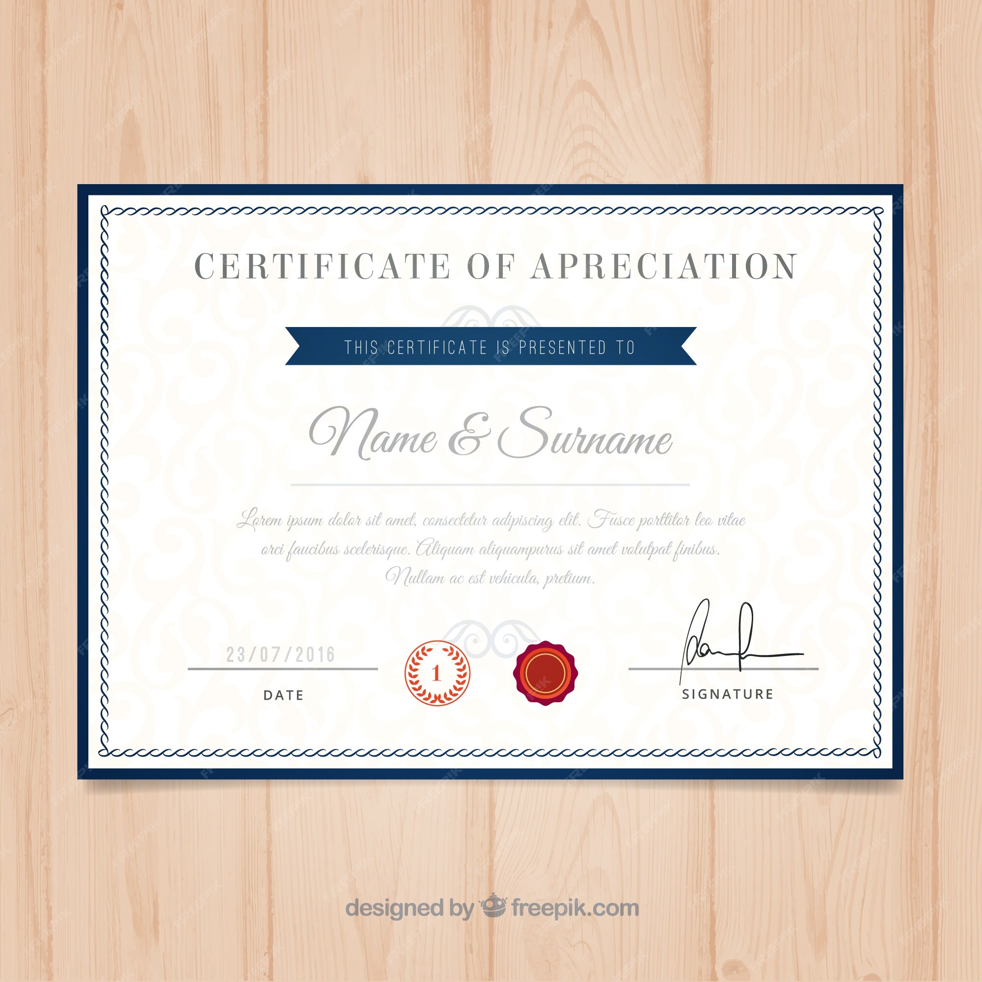 Premium Vector | University Certificate Template