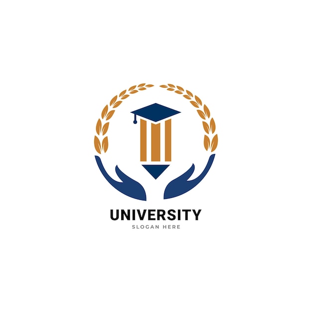 University logo icon vector template