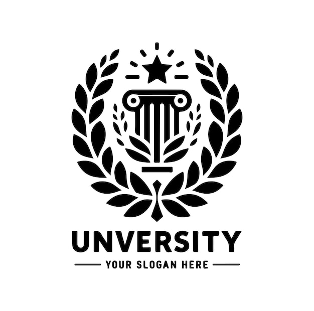 Illustrazione vettoriale del logo dell'università