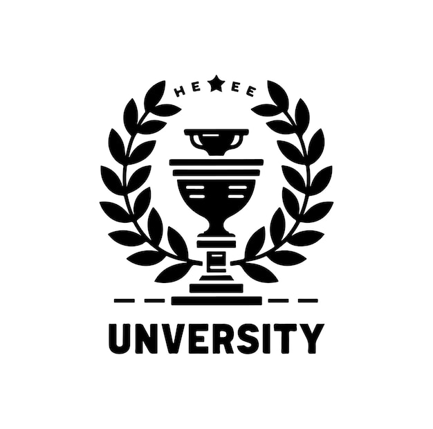 Illustrazione vettoriale del logo dell'università