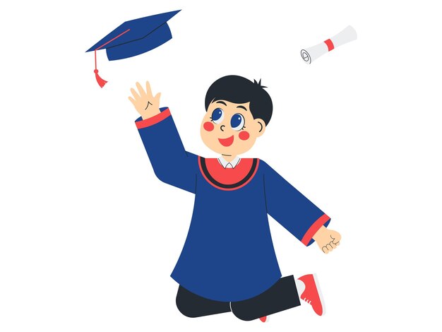 University Postgraduate Students Illustration