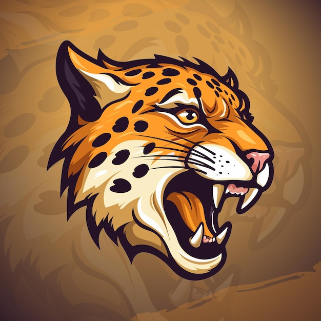 Unleash Your Team039s Power with the Perfect Cheetah Logo Illustration Vector Graphic