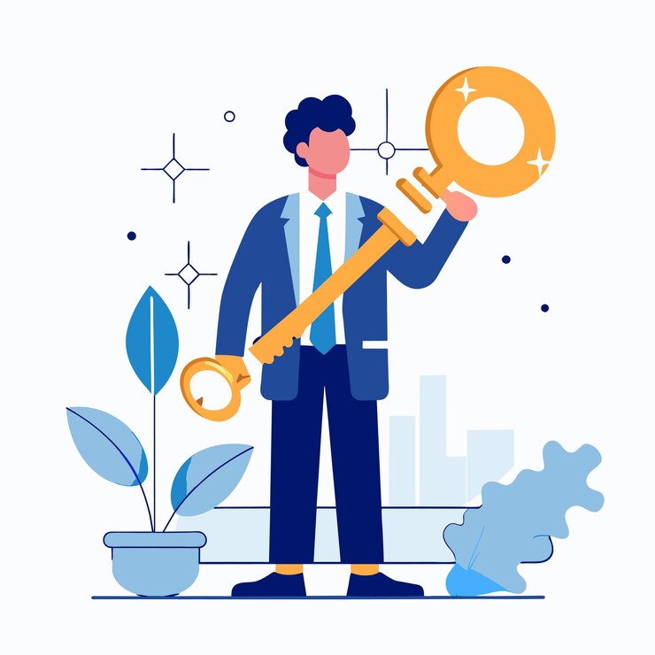 Vector unlock new business idea invent new product