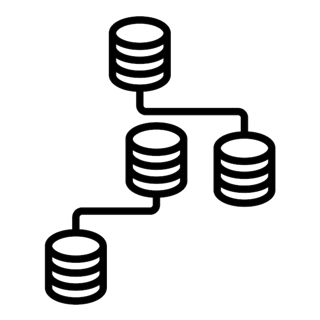 Vector unstructured data vector illustration style