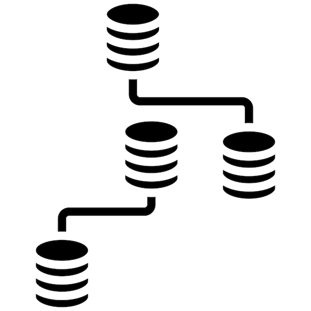 Vector unstructured data vector illustration style