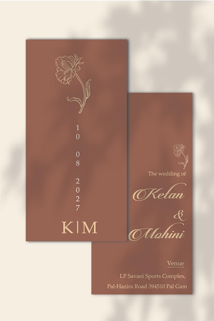 Untitled16Beautiful wedding invitation with royal flower