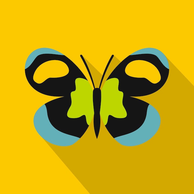 Vector unusual butterfly icon flat illustration of unusual butterfly vector icon for web