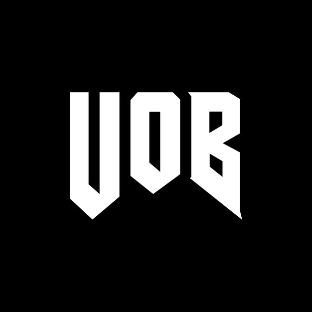 UOB letter logo design for technology company UOB logo design black and white color combination UOB logo UOB vector UOB design UOB icon UOB alphabet UOB typography logo design