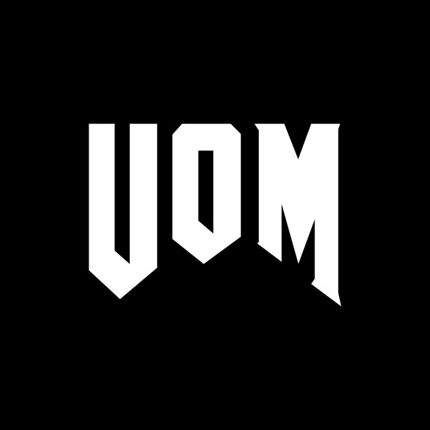 UOM letter logo ontwerp voor technologiebedrijf UOM logo ontwerp zwarte en witte kleurencombinatie UOM logo UOM vector UOM ontwerp UOM icoon UOM alfabet UOM typografie logo ontwerp