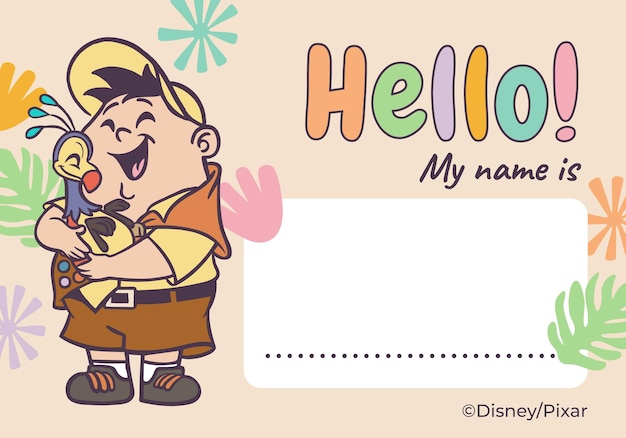 Up Name Tag