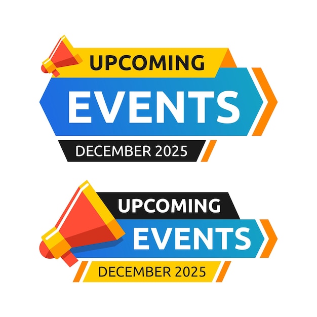 upcoming events label collection