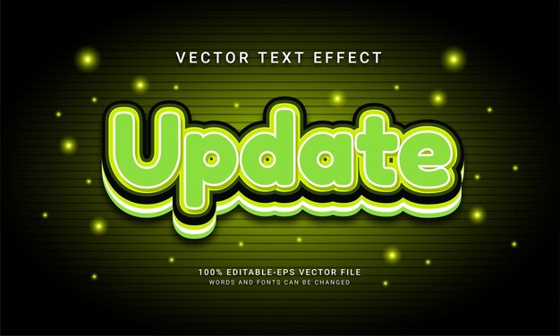 Update editable text effect with modern green color