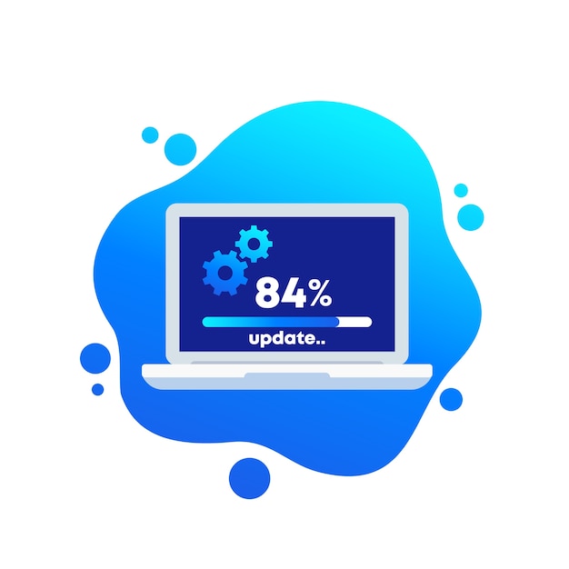 Update, pictogram systeemupgrade